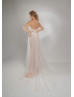 Fabulous Lace Mesh Corset Wedding Dress